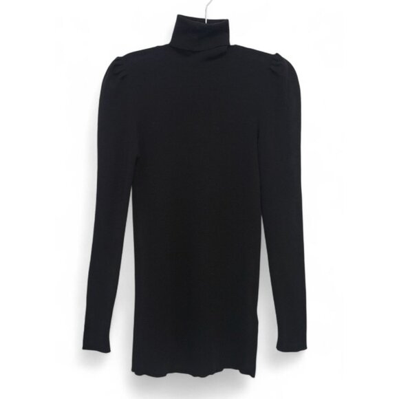 Emilio Pucci Turtleneck Sweater Italian Black Virgin Wool - Picture 2 of 11